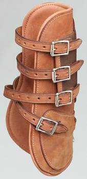 Signature Open Front Boots - Leather