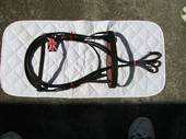 Bluetag Flat Show English Leather Bridle