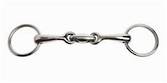 JP Korsteel Oval Link Loose Ring Bradoon Snaffle